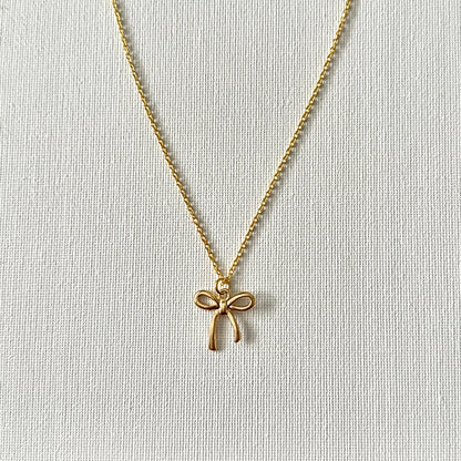 Bow Necklace