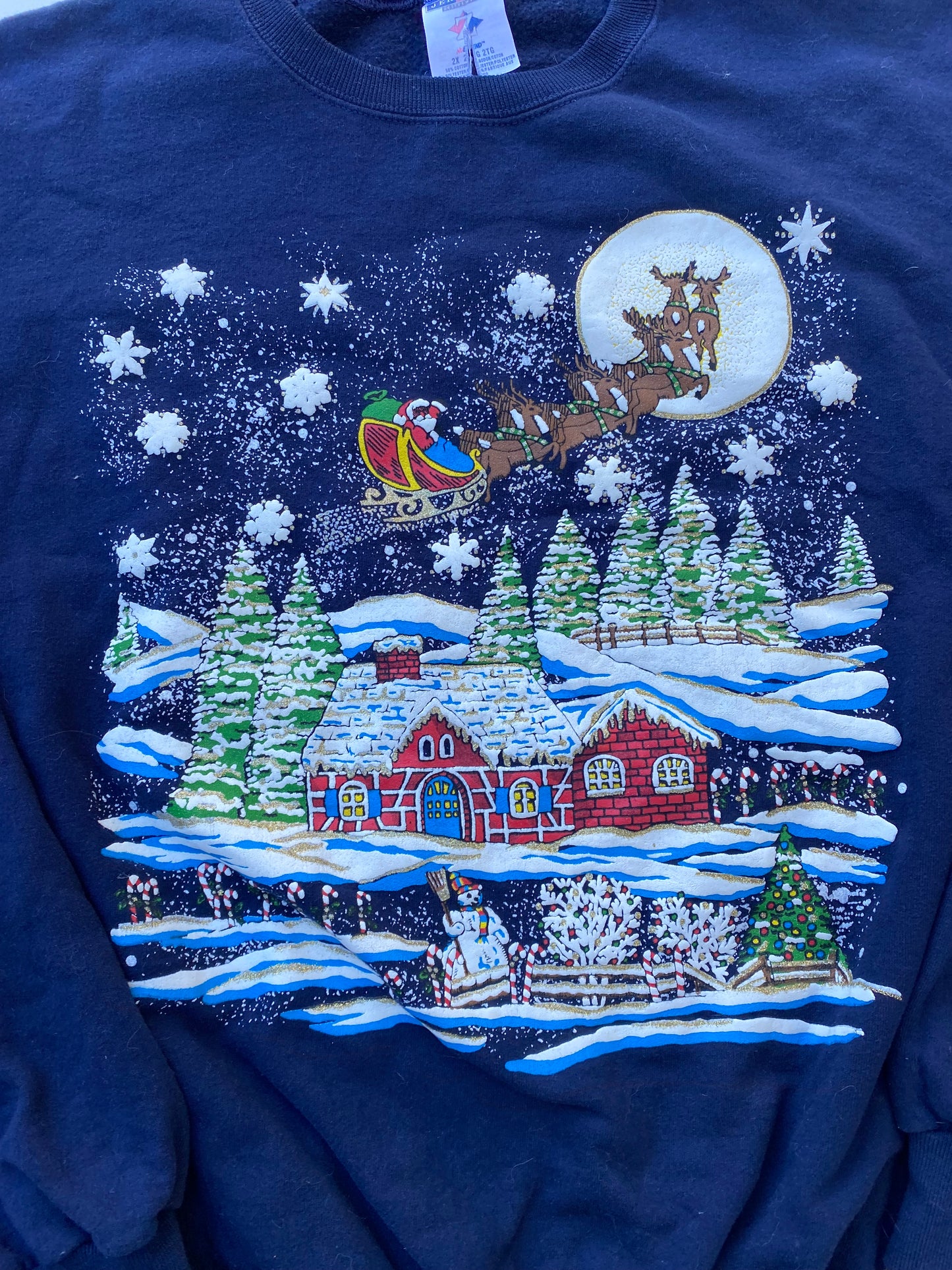 Vintage Holiday Sweatshirt - XXL