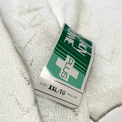 Vintage Lady Dame Plus, Collared White Short Sleeve Shirt