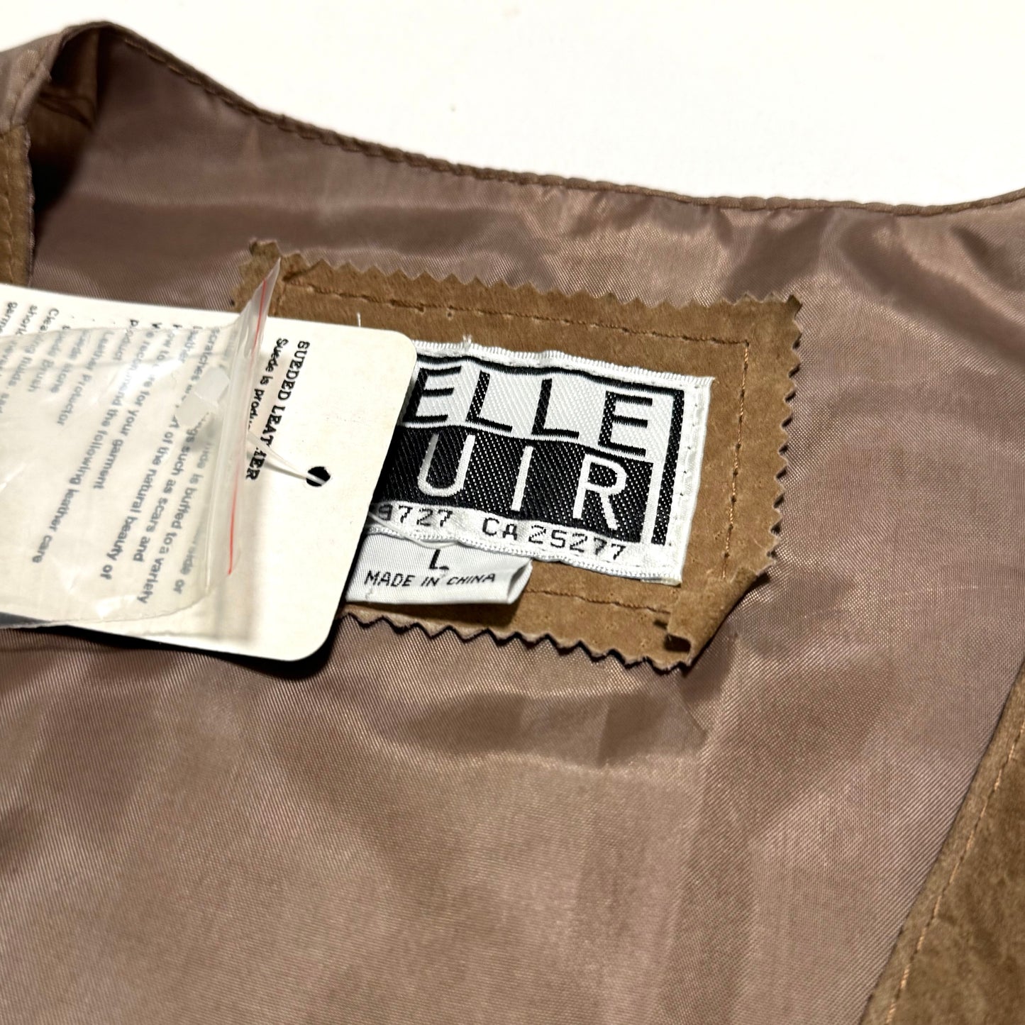 Vintage Pelle Cuir, Leather Vest