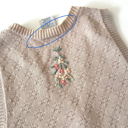 Vintage Northern Reflections, Floral Vest