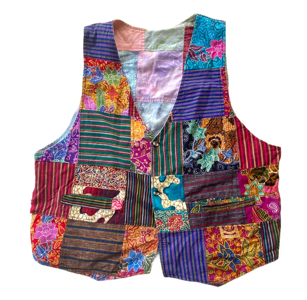 Secondhand Handmade Patchwork Vest