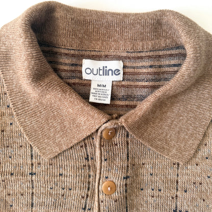 Vintage Outline, Collared Knit