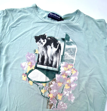 Vintage Weekend Edition Kitten T-shirt