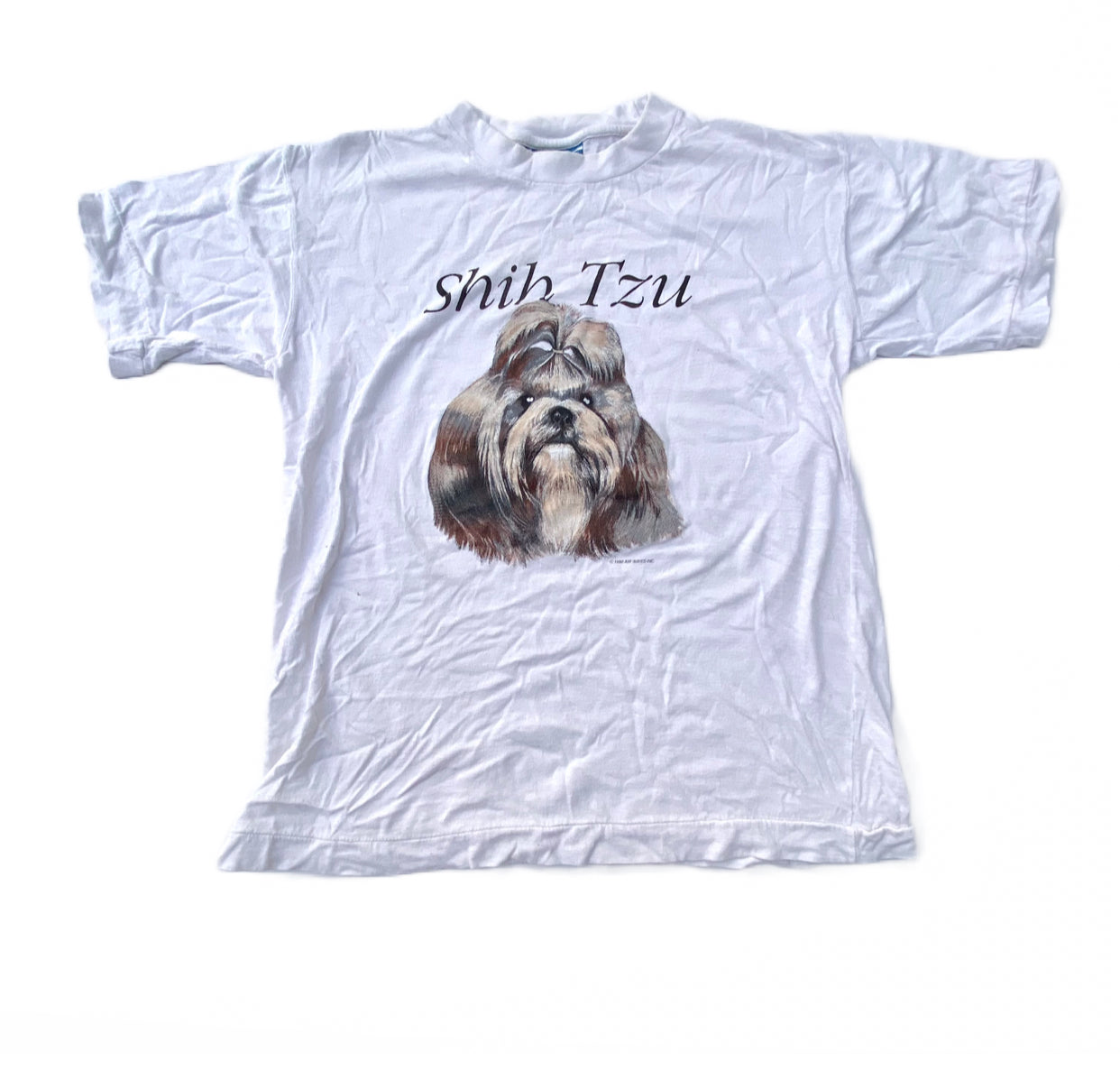 Vintage Bright Light, Shih Tzu T-Shirt