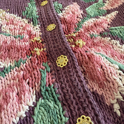 Vintage Feeling, Flower Cardigan