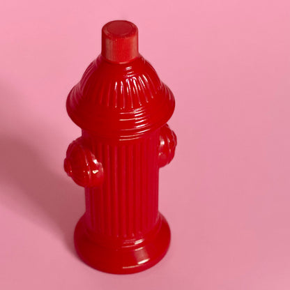 Vintage Avon 1970's Fire Hydrant Red Glass EMPTY Bottle