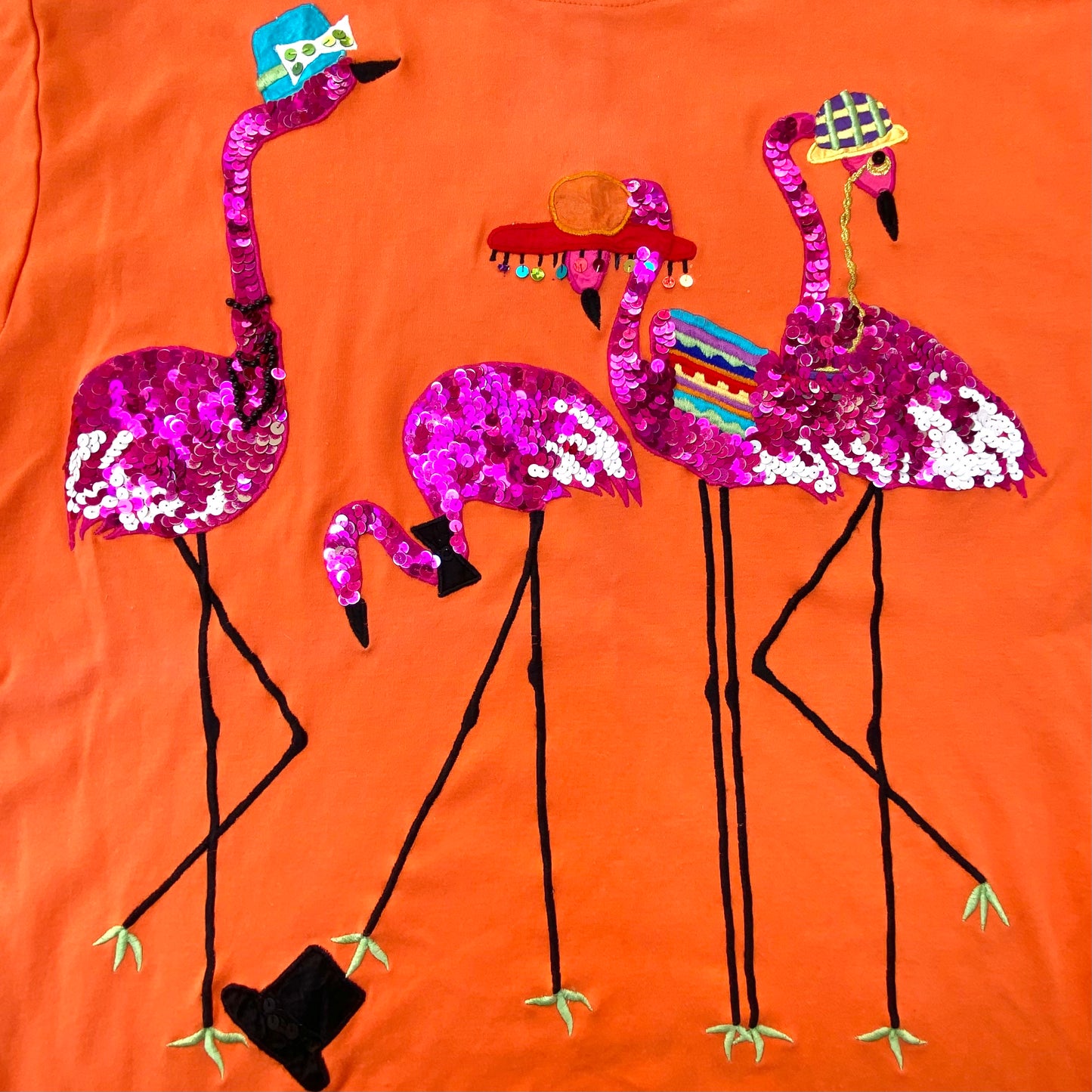 Vintage Conversations by Jill Rogers, Flamingo T-shirt