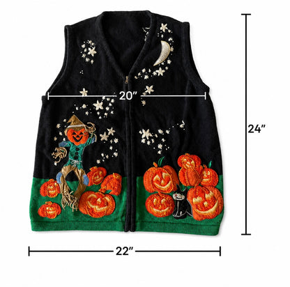 Vintage Halloween / Autumn Vest