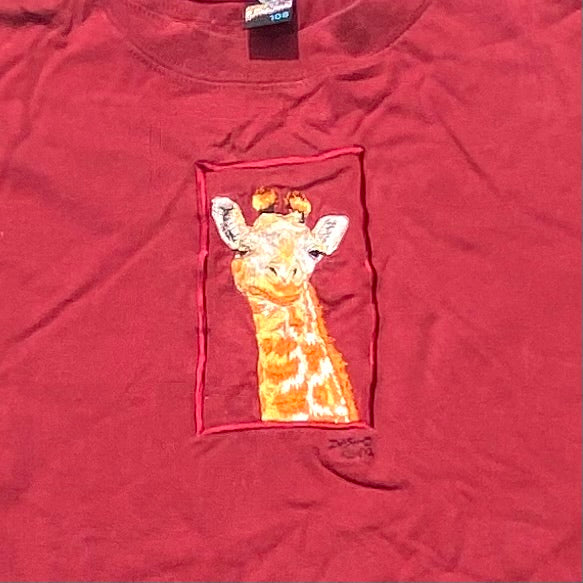 Vintage Dash: Kenya, Giraffe T-Shirt - XL