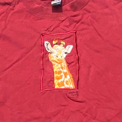 Vintage Dash: Kenya, Giraffe T-Shirt - XL