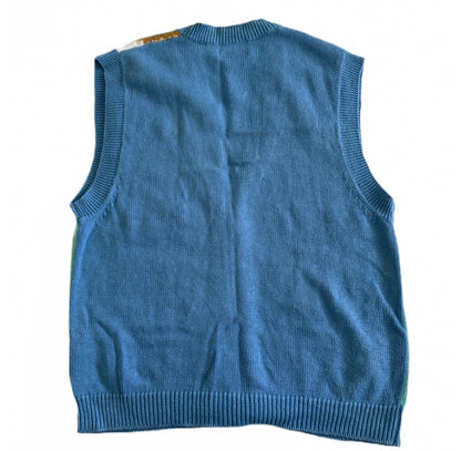 Vintage Susan Bristol, 90's Beach Themed Sleeveless Knit