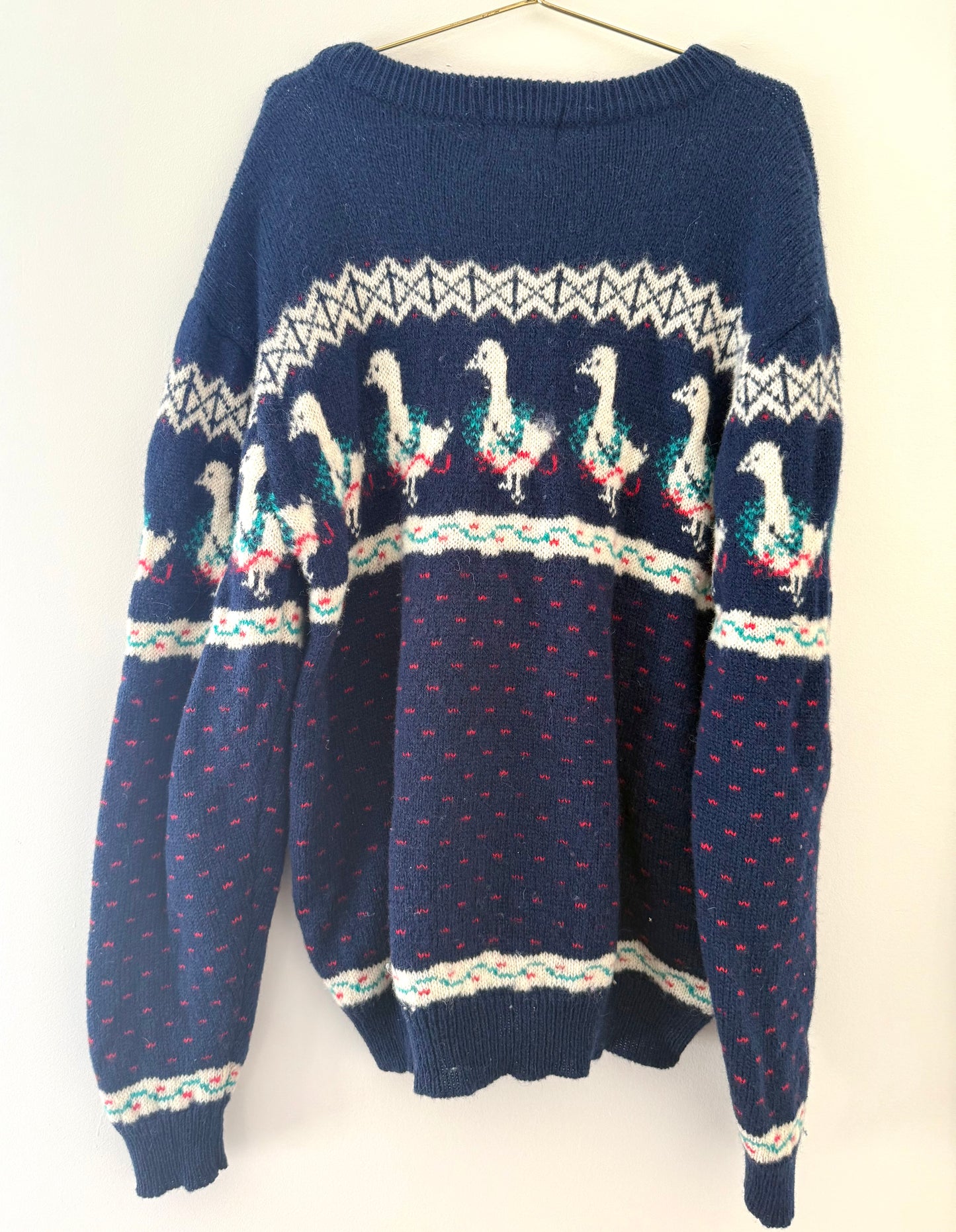 Vintage Woolrich, Festive Goose Sweater