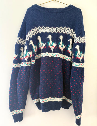 Vintage Woolrich, Festive Goose Sweater