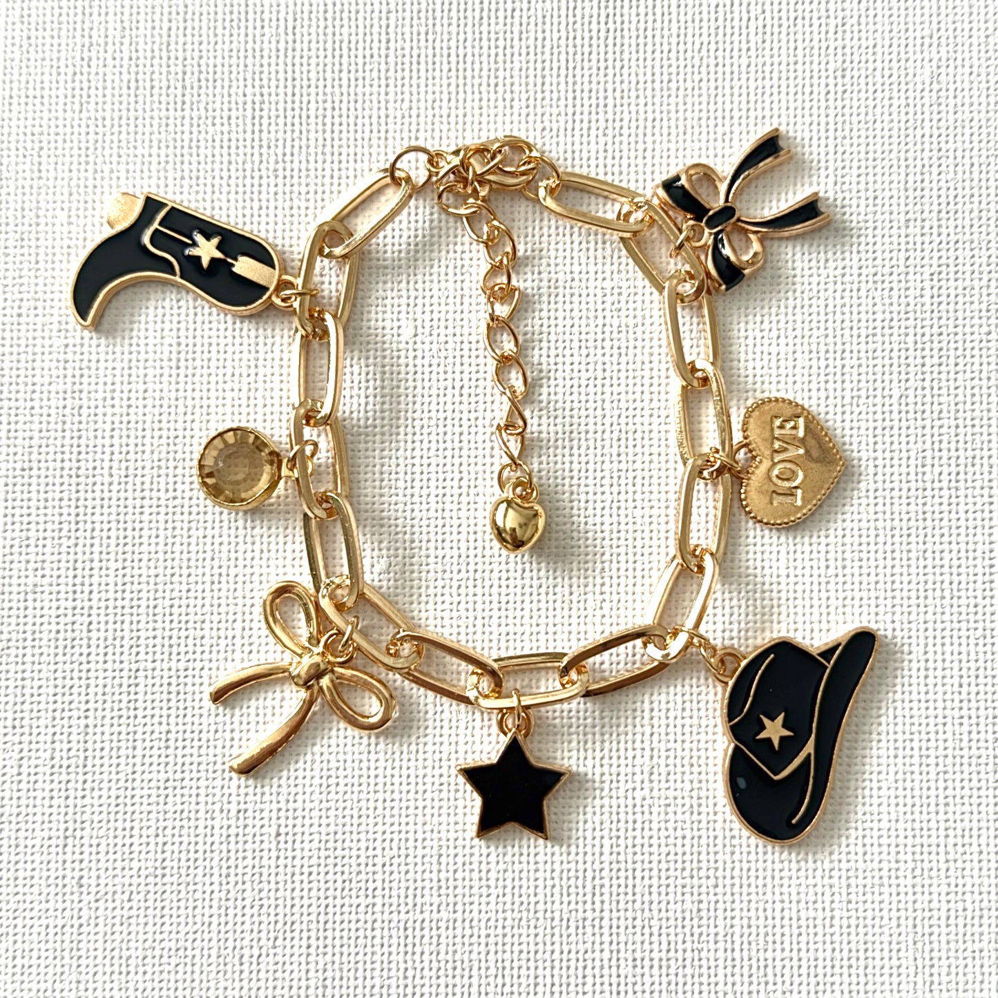 Handmade Y2K Charm Bracelet Cowgirl Style