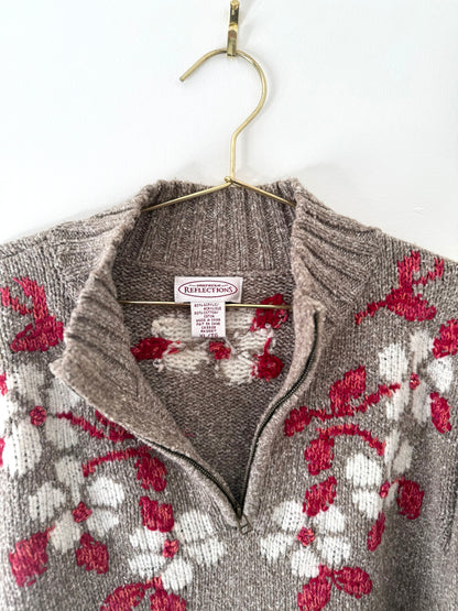 Secondhand Northern Reflections, Quarter Zip Sweater