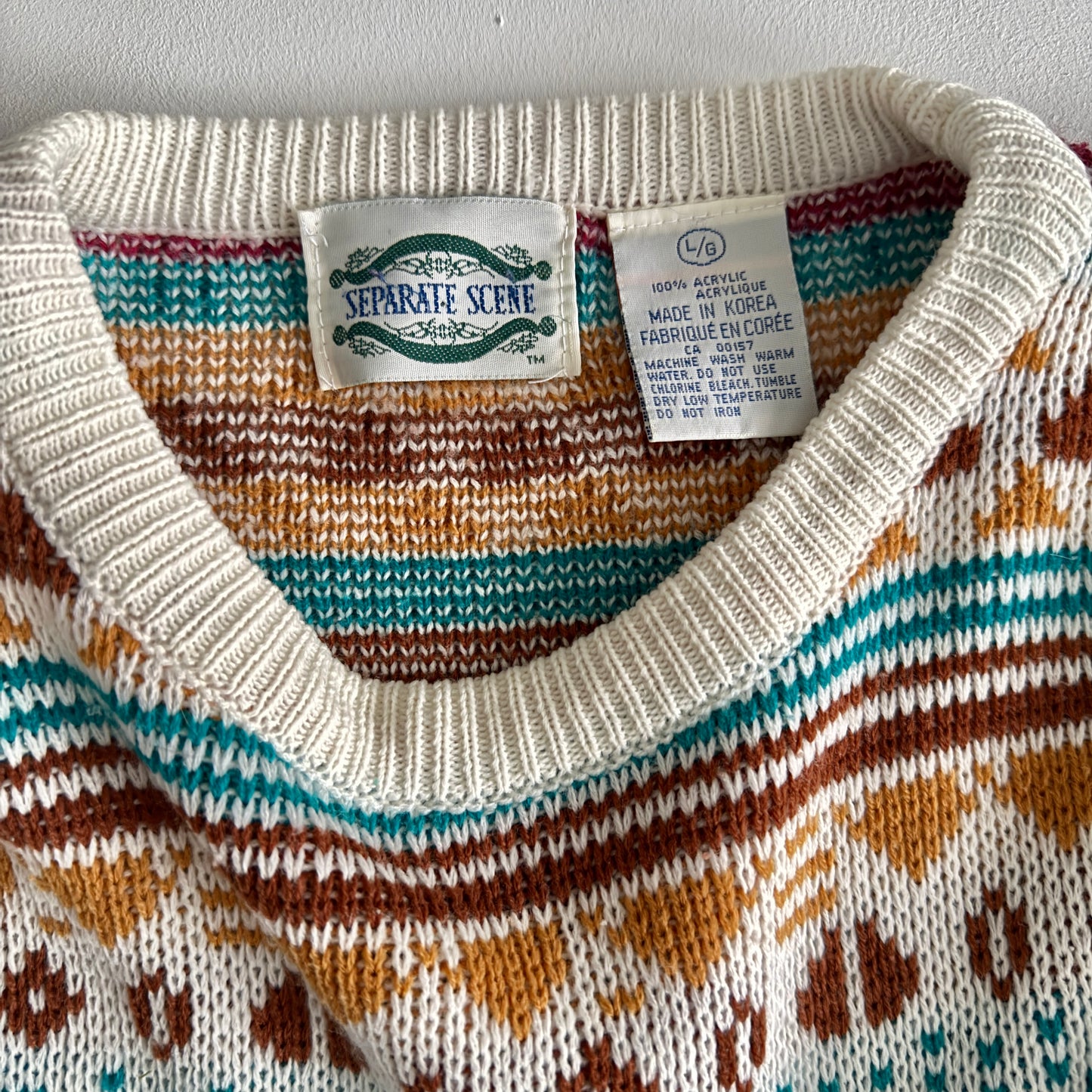 Vintage Separate Scene Sweater