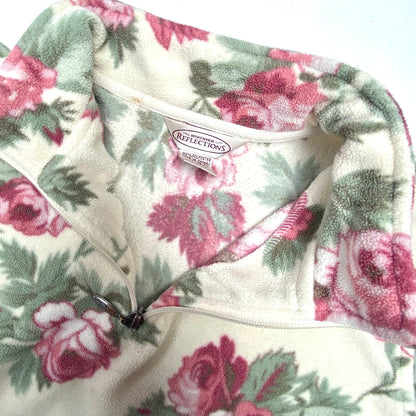 Secondhand Northern Reflections, Floral Q-Zip Sweater