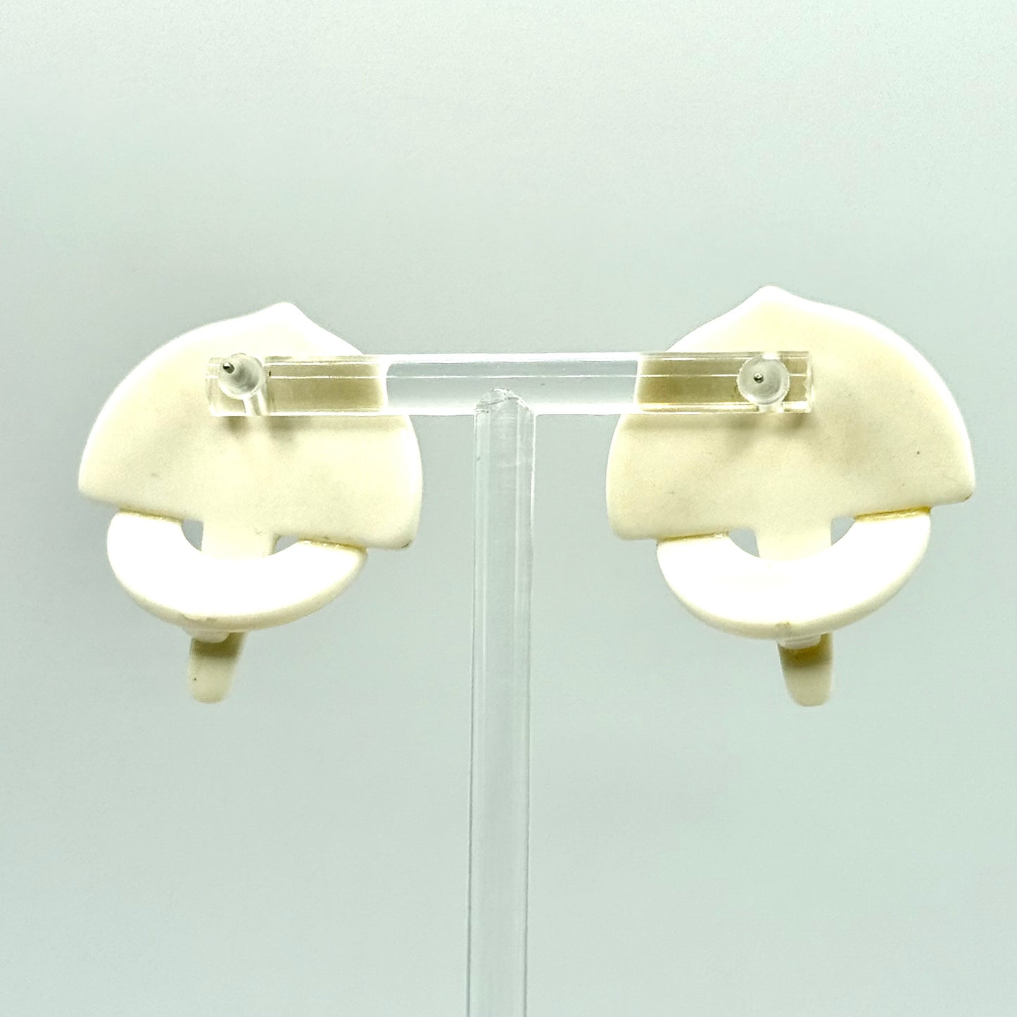 Vintage Lemon Yellow Earrings