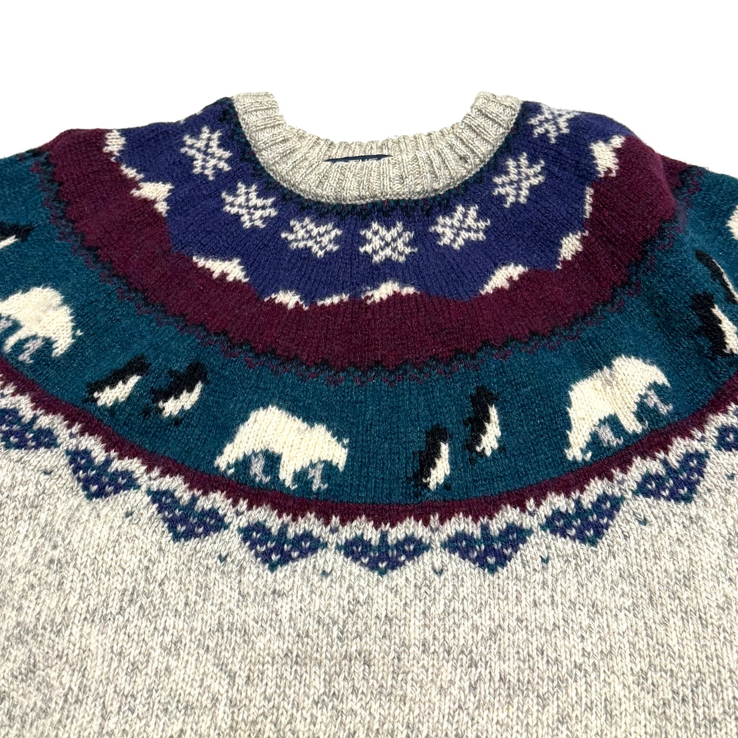 Vintage Woolrich, Polarbear & Penguin Wool Blend Sweater