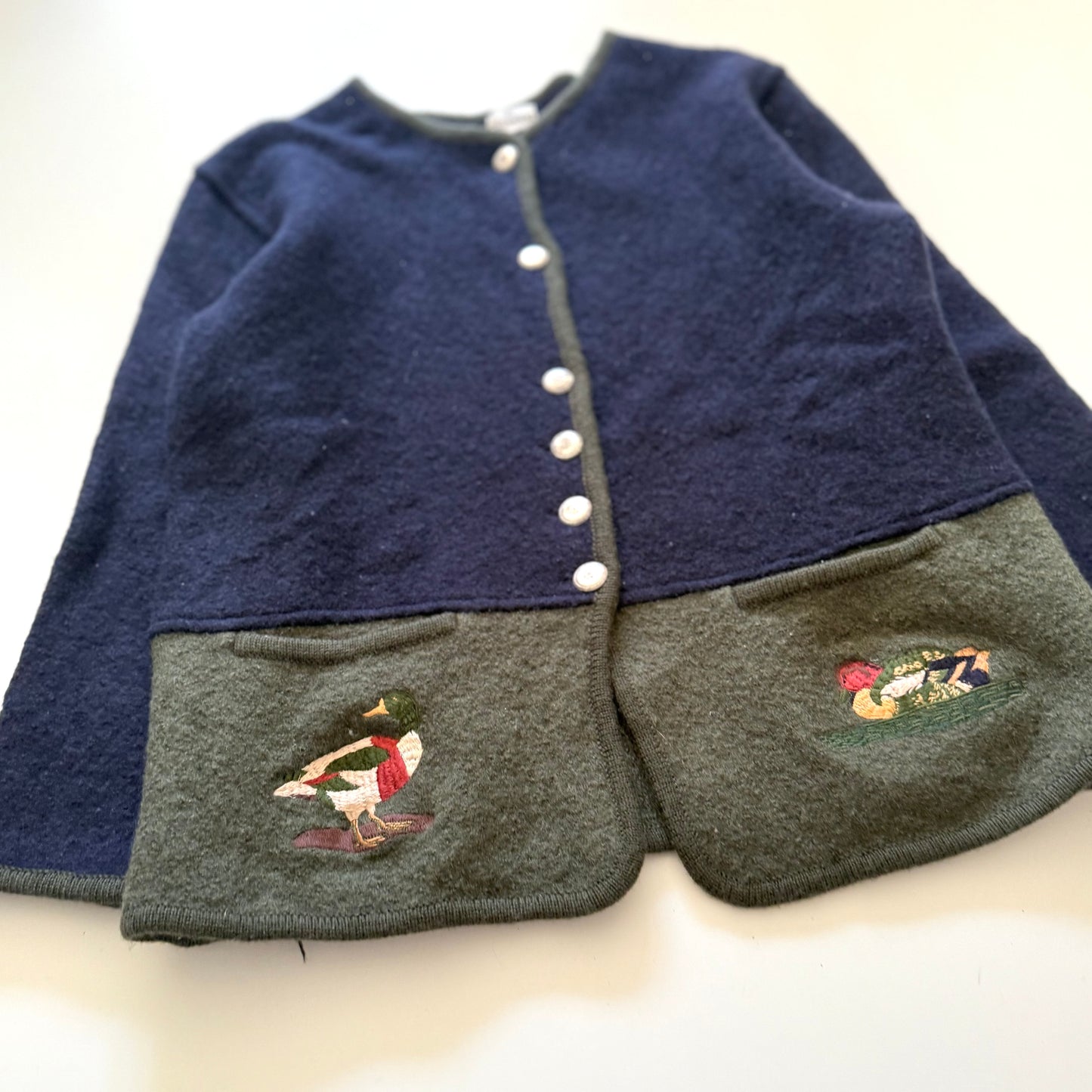 Vintage Eric Alexandre, Duck Wool Cardigan