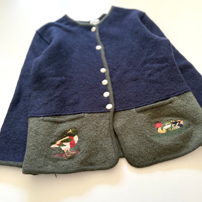 Vintage Eric Alexandre, Duck Wool Cardigan