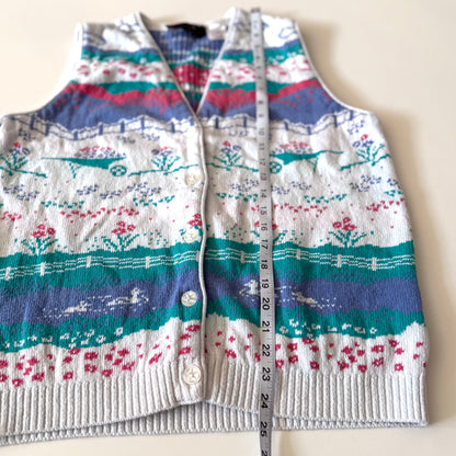Vintage Northern Reflections by Parkhurst, Spring Vest