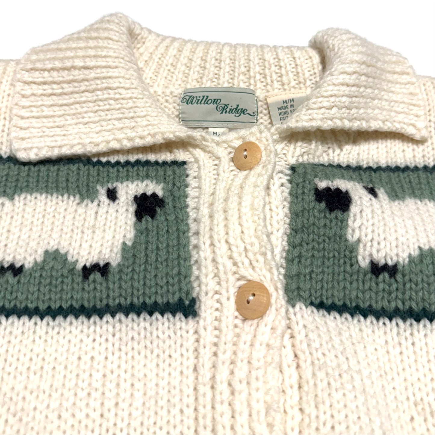 Vintage Willow Ridge, Sheep Cardigan