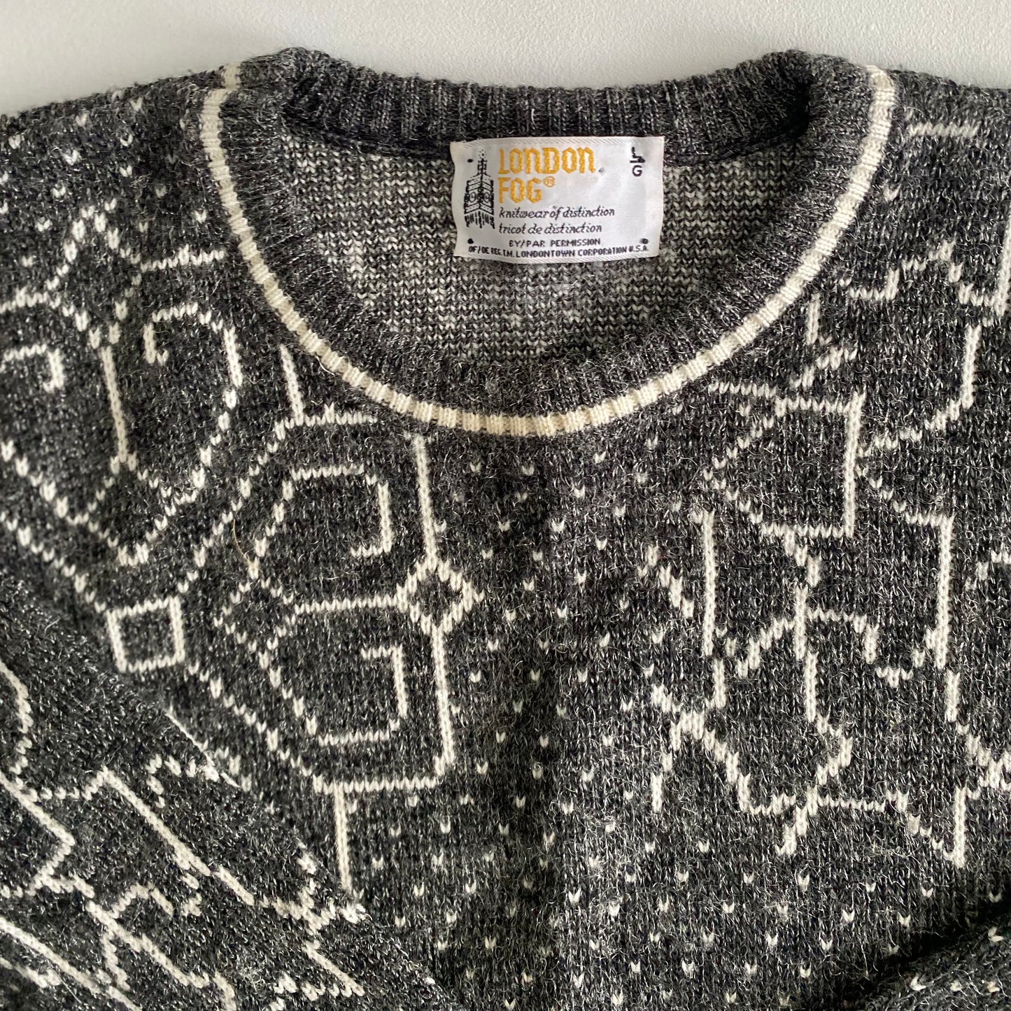 Vintage London Fog Wool-Blend Sweater