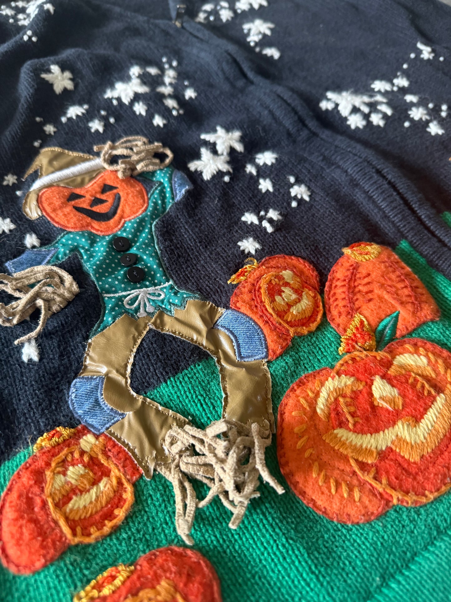 Vintage Halloween / Autumn Vest