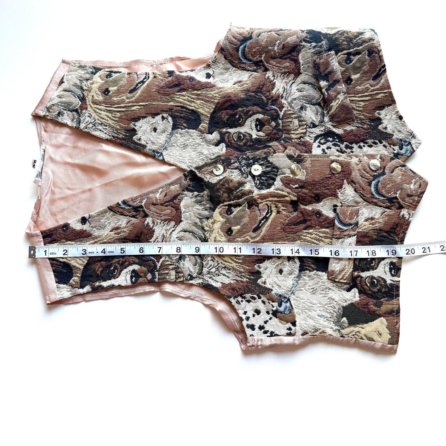 Vintage Cleo, Tapestry Dog Vest