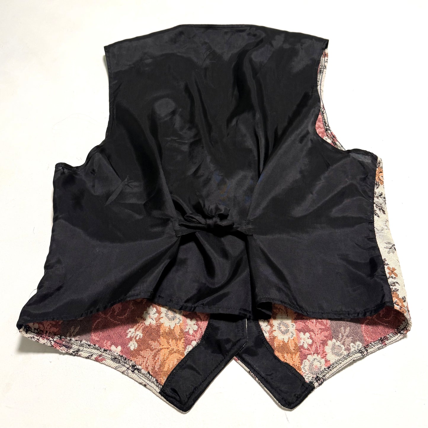 Vintage Fast Turn, Floral Tapestry Vest