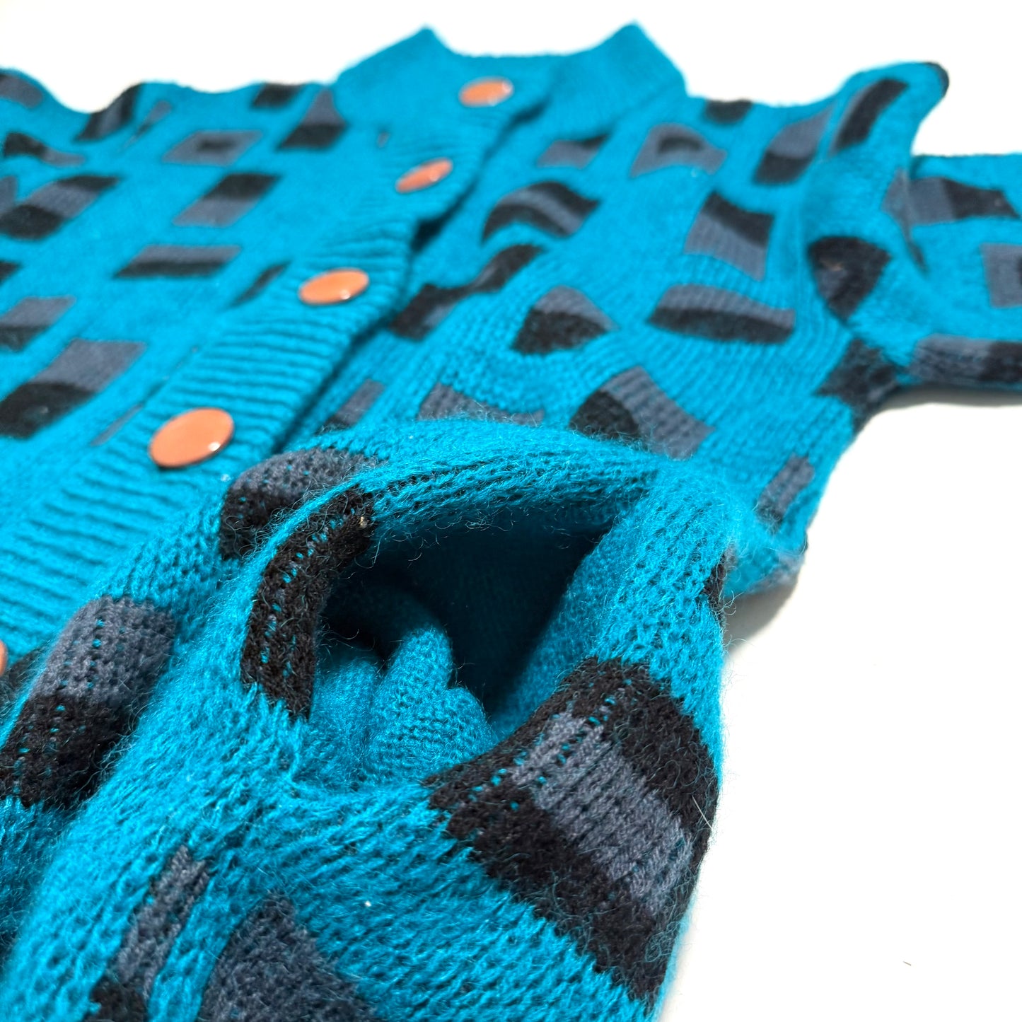 Vintage Via Frascatti, Long Button Up Cardigan