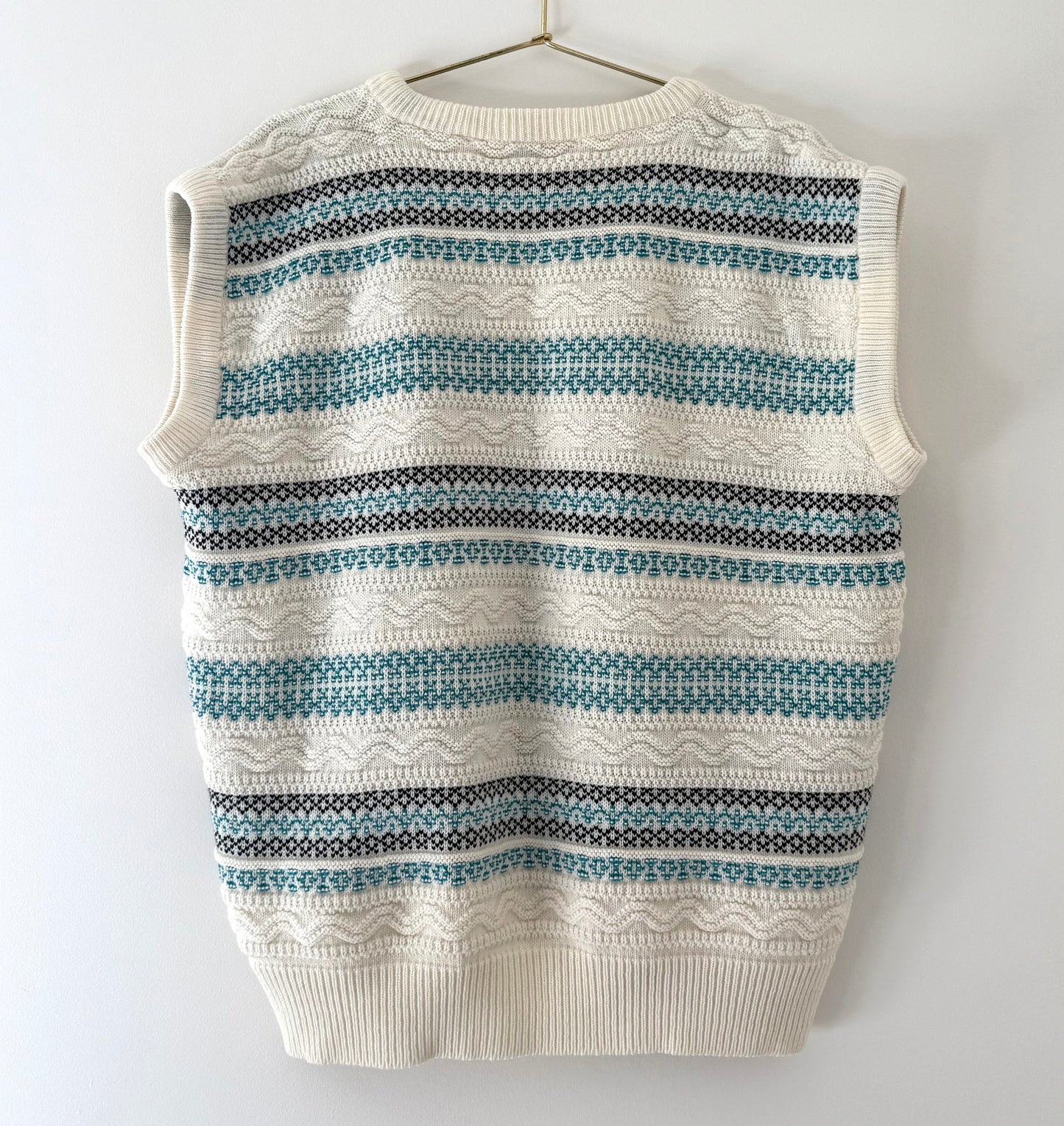 Vintage Lumiere, Textured Knit Vest