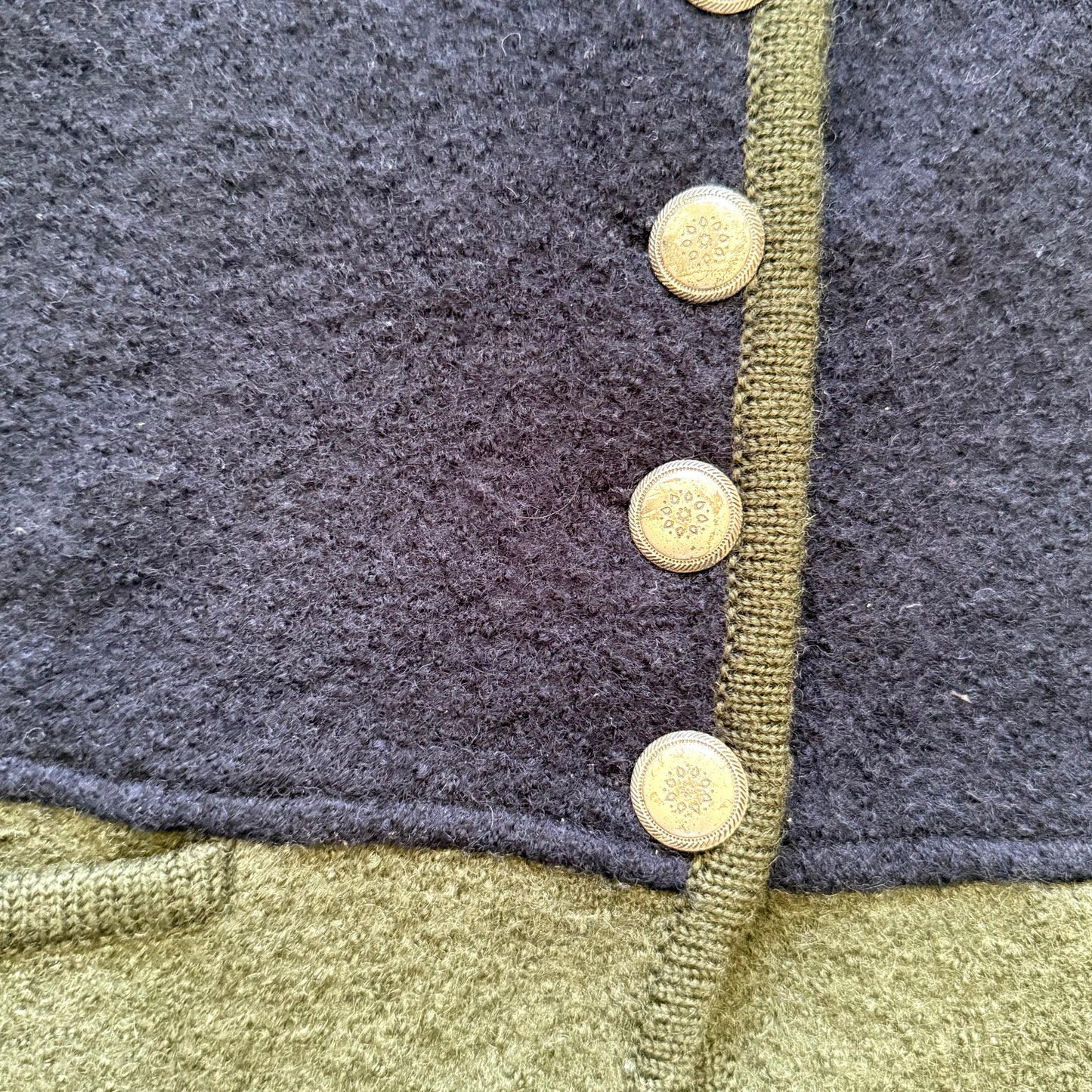 Vintage Eric Alexandre, Duck Wool Cardigan