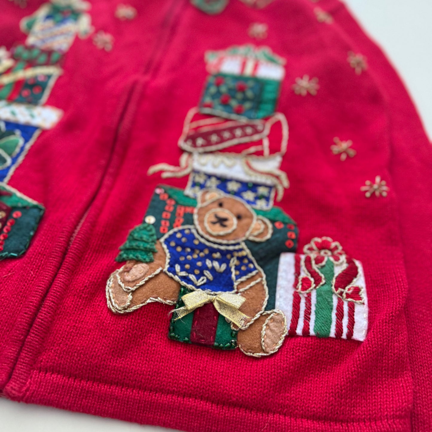 Vintage Tiara, Christmas Cardigan