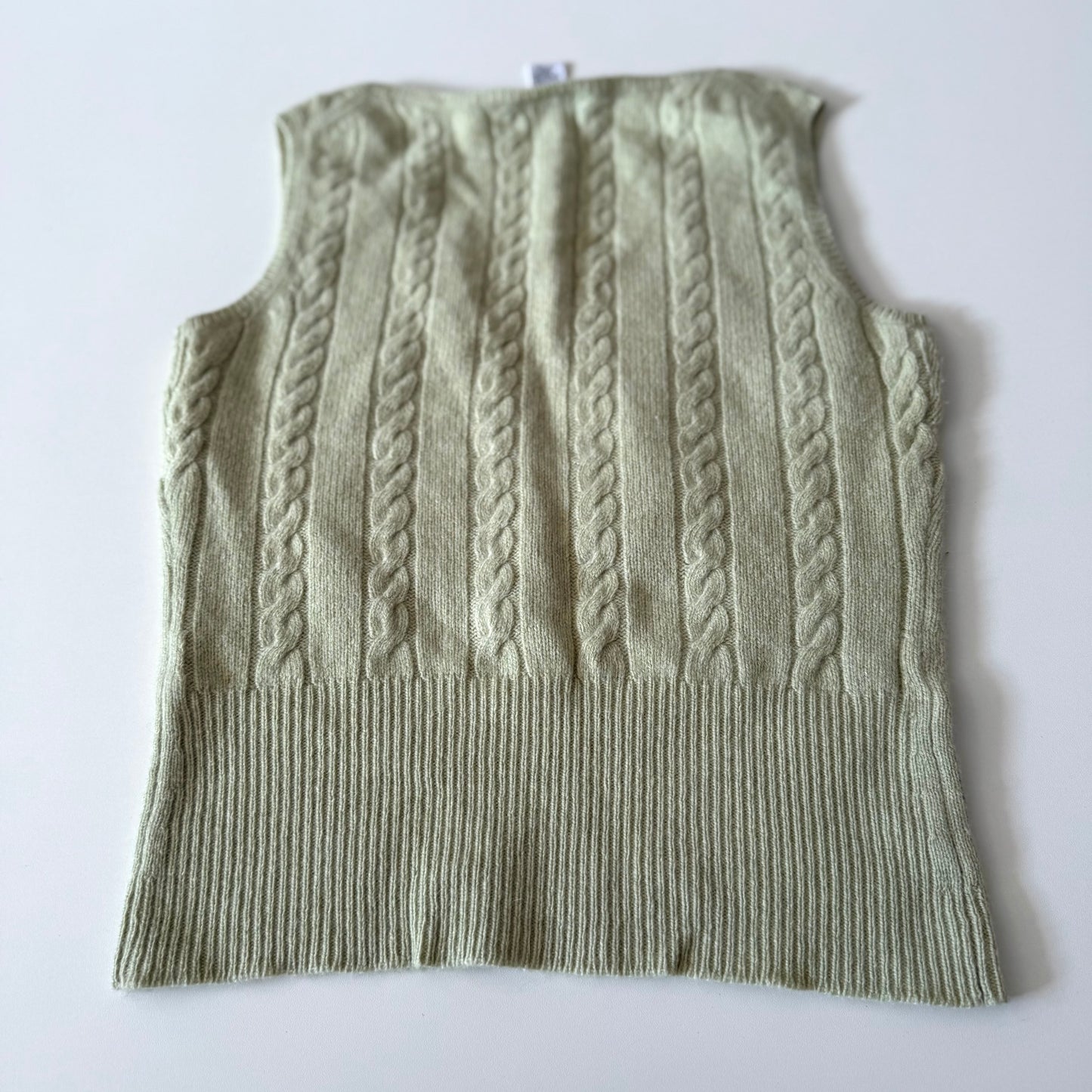 Secondhand Ann Taylor, Wool Blend Green Tank Top