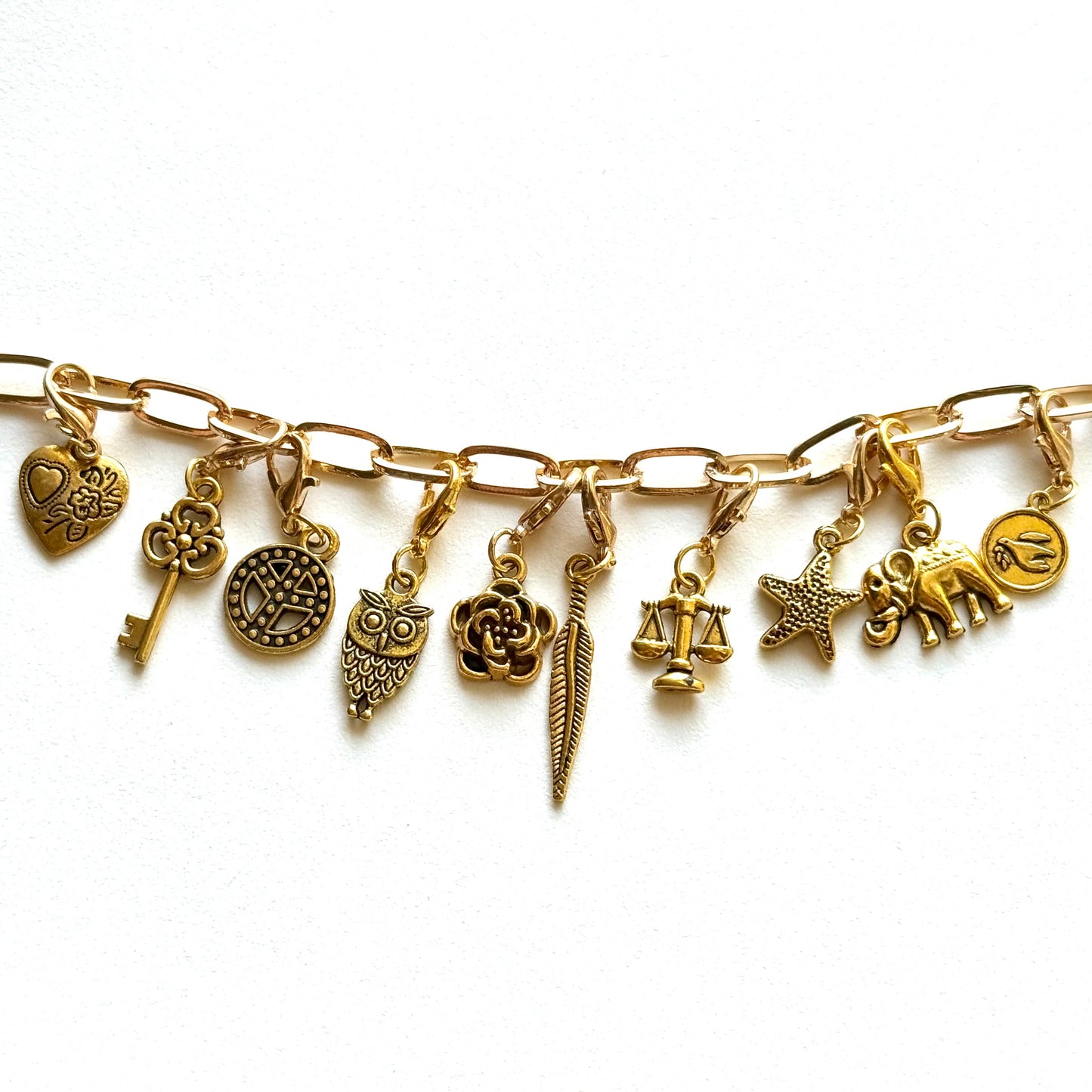 Handmade Y2K Style Interchangeable Charm Bracelet