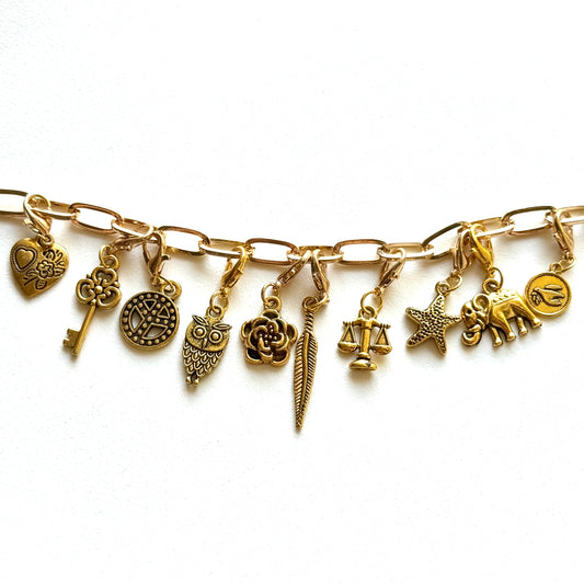 Handmade Y2K Style Interchangeable Charm Bracelet