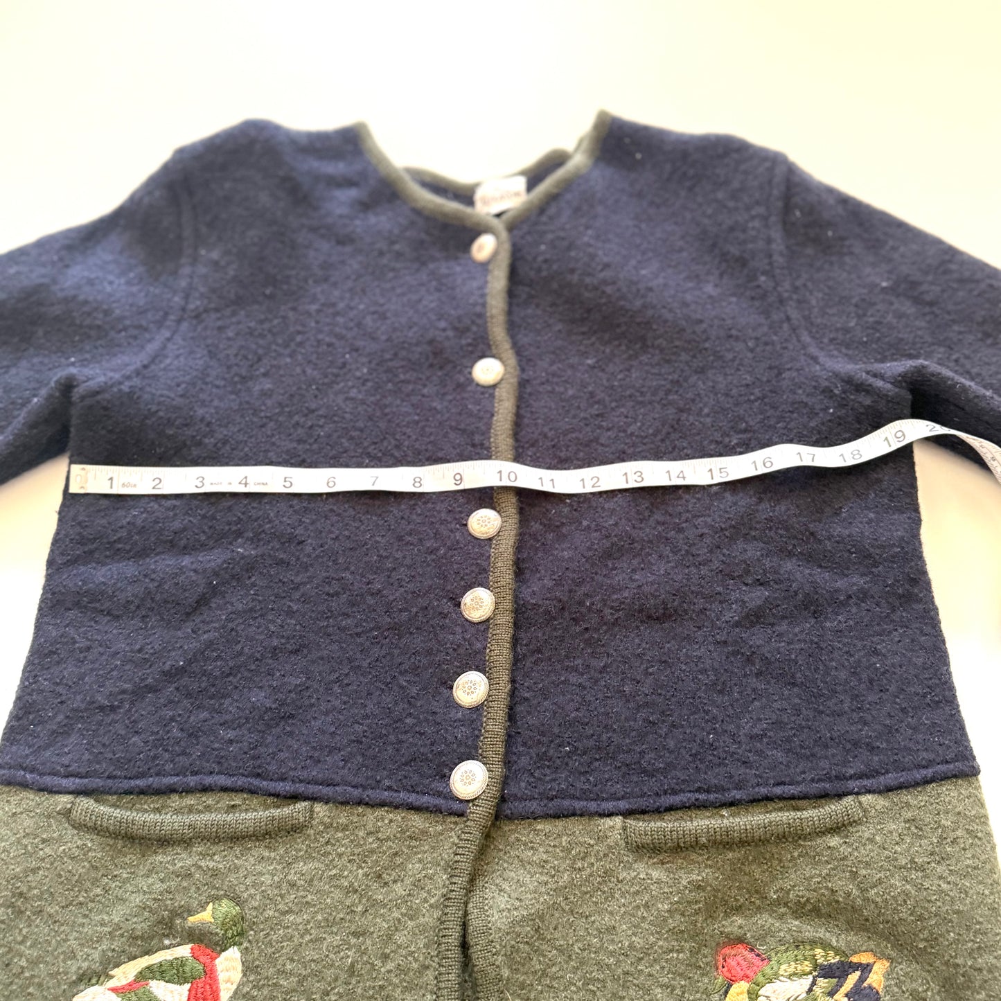 Vintage Eric Alexandre, Duck Wool Cardigan