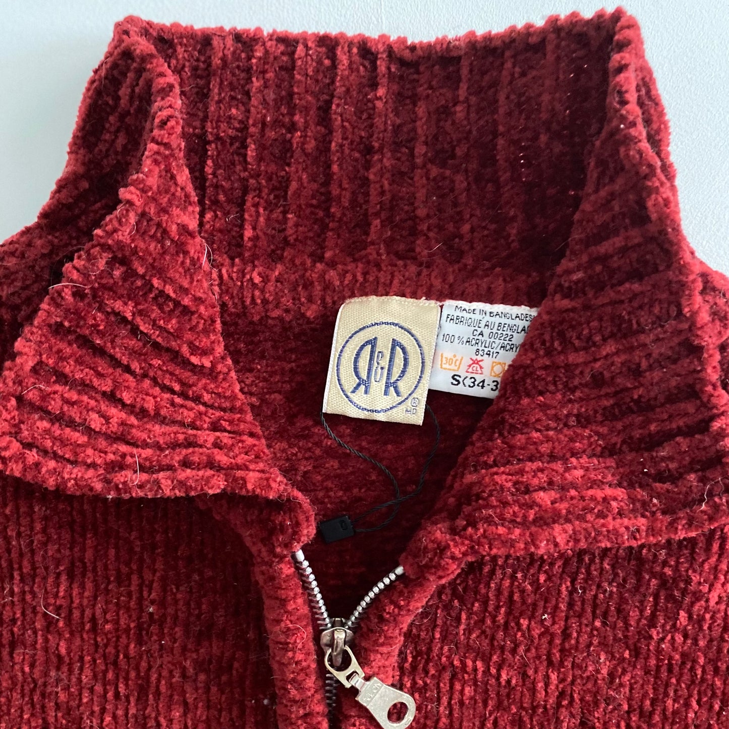 Vintage R&R Quarter Zip Sweater