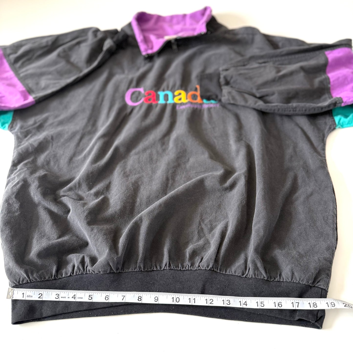 Vintage Colour Block Light Weight Jacket