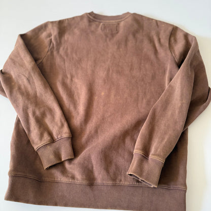 Brown sweatshirt on a white background
