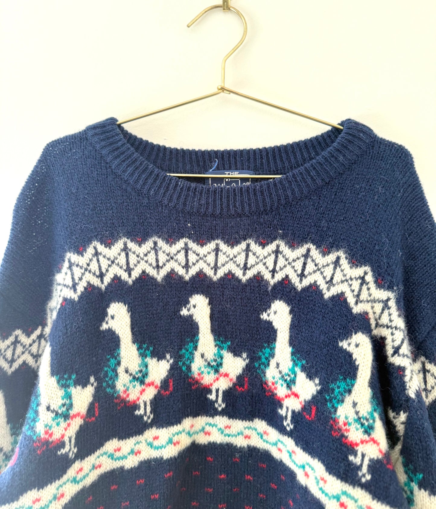Vintage Woolrich, Festive Goose Sweater