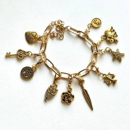 Handmade Y2K Style Interchangeable Charm Bracelet