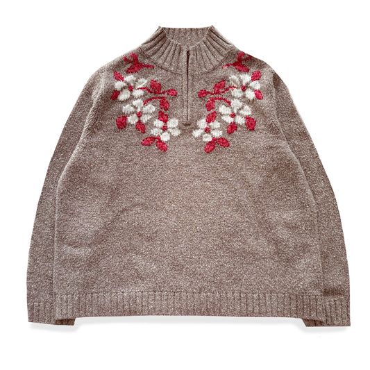 Secondhand Northern Reflections, Quarter Zip Sweater