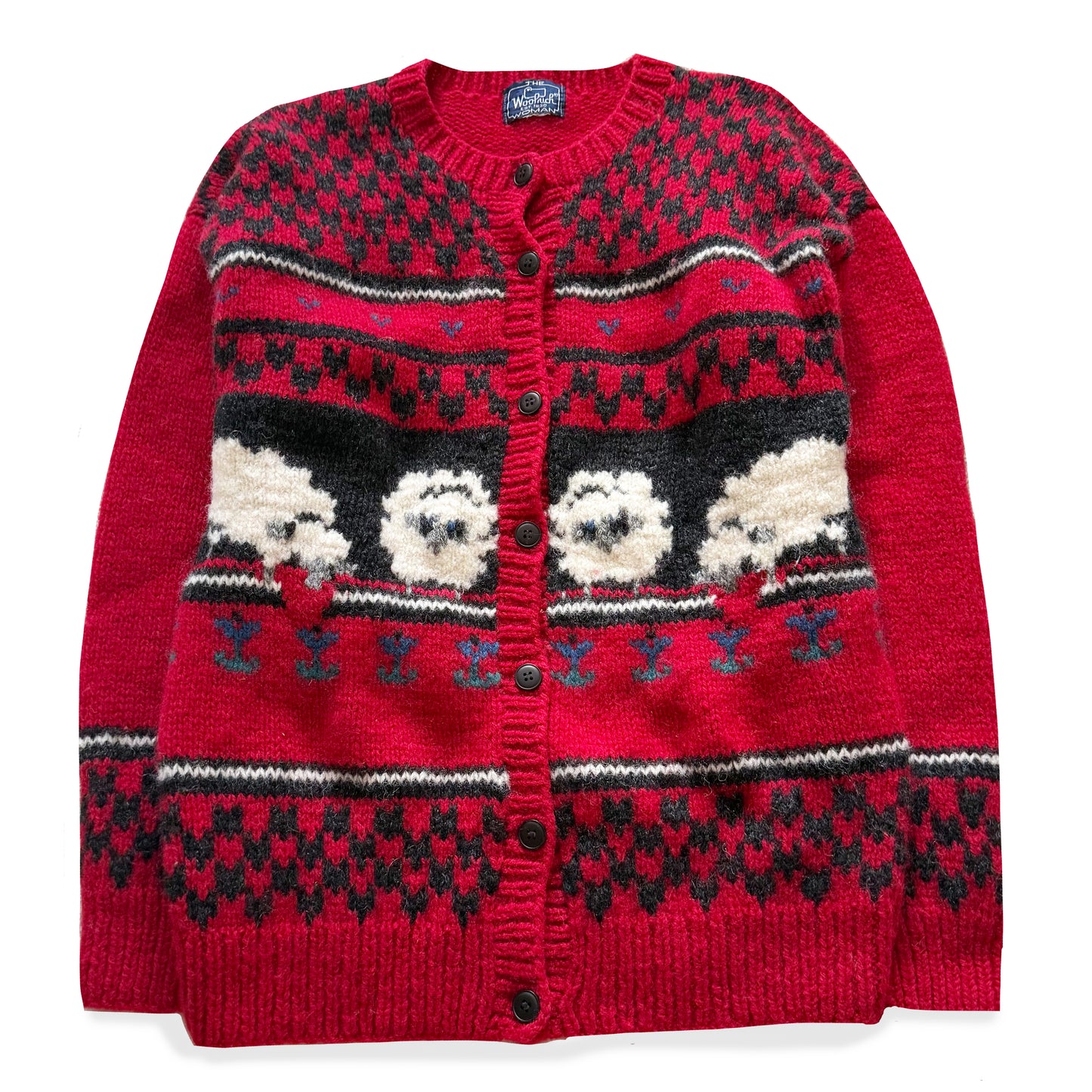 Vintage Woolrich, Sheep Cardigan