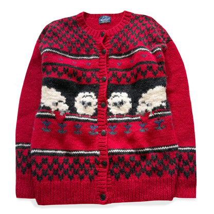 Vintage Woolrich, Sheep Cardigan