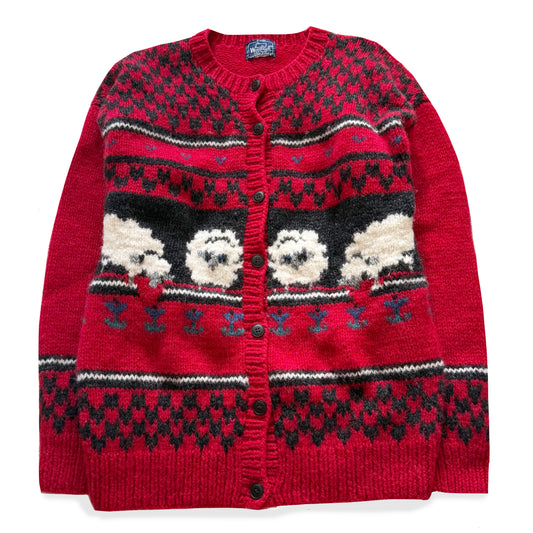 Vintage Woolrich, Sheep Cardigan