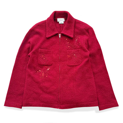 Vintage Conrad C, Red Collared Sweater